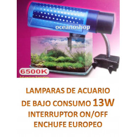 Pantalla acuario 13w luz blanca 6500k e27 Pantalla acuario 13w luz blanca 6500k e27