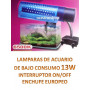 Pantalla acuario 13w luz blanca 6500k e27