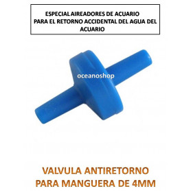 Valvula antiretorno oxigenador y co2 Valvula antiretorno oxigenador y co2