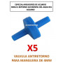 5uds Valvula antiretorno oxigenador y co2