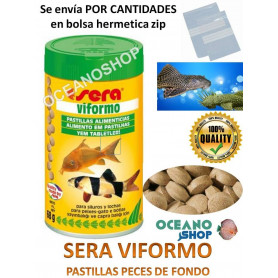 Comida Peces Pastillas de FONDO, SERA VIFORMO Comida Peces Pastillas de FONDO, SERA VIFORMO Acuario Para Plecostomus, Lochas, Coridoras...