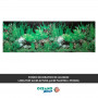 FONDO DECORATIVO de ACUARIO  longitud 60cm altura 30cm plantas 2 pecera