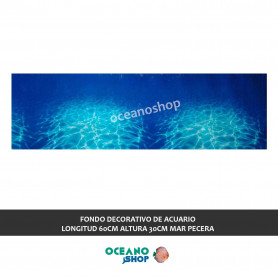 FONDO DECORATIVO de ACUARIO  longitud 60cm altura 30cm mar pecera FONDO DECORATIVO de ACUARIO  longitud 60cm altura 30cm mar pecera
