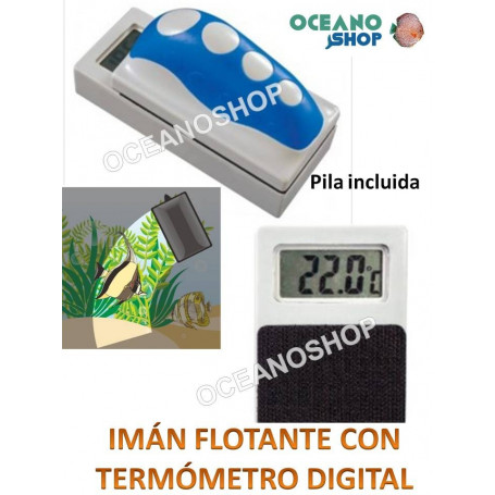 Imán flotante para cristales de acuario