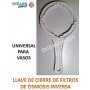 Clip doble para osmosis compacta o en linea