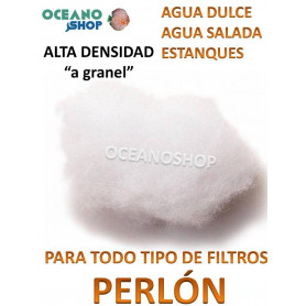 Perlon para filtros 30 GRAMOS perlon acuario barato filtro filtracion pecera mochila exterior interior
