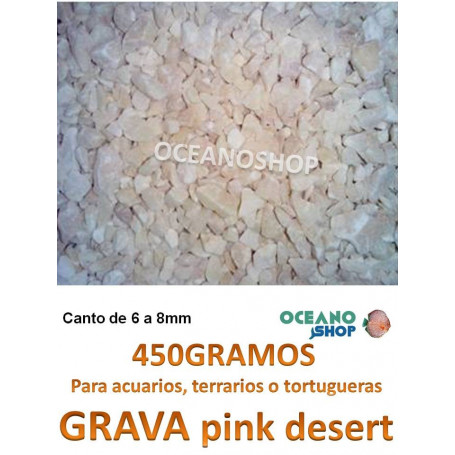 grava acuario barata sustrato plantas pink desert 450GR