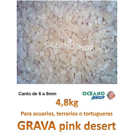 Grava natural PINK DESERT 4,8KG