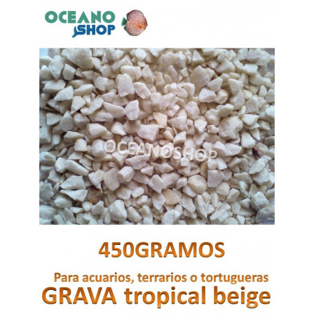 grava acuario barata sustrato plantas tropical beige 450GR
