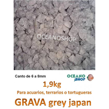 grava acuario barata sustrato plantas grey japan 1,9kg