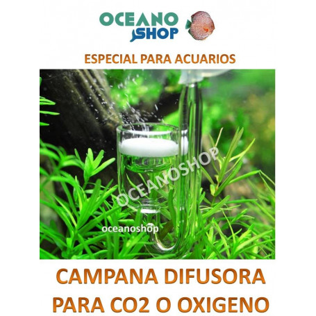 Difusor campana para co2 o oxigeno