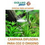 Difusor campana para co2 o oxigeno