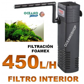 Filtro interior 450l/h 5w XL-F680 filtro interior barato xilong acuario 450lh XL F680