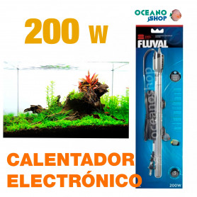 Calentador Fluval 200W Calentador Electrónico Sumergible Fluval M - 200W