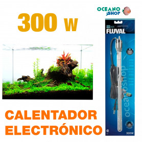 Calentador Fluval 300W Calentador Electrónico Sumergible Fluval M - 300W