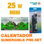 MINI CALENTADORES SUMERGIBLE PRE-SET MARINA - 25w