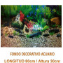 Fondo decorativo acuario 80x30cm