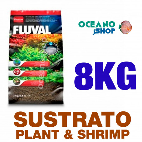 SUSTRATO FLUVAL STRATUM - 8kg especial gambas y plantas