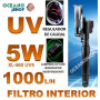 filtro interno uv 5w 1000 lh xl-460 uv5 xilong acuario