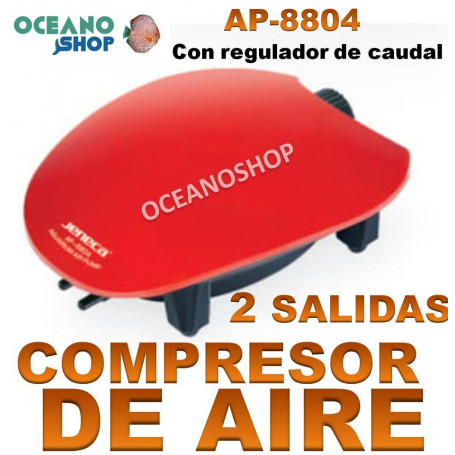 aireador jeneca 2 salidas ap 8804 compresor acuario