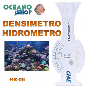 Densimetro hidrometro para salinidad marina. Aleas HR-06 hidrometro densimetro marino sal salinidad aleas hr 06