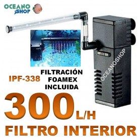 Filtro interior 300L/H 5W ipf-338 FILTRO INTERNO JENECA IPF 338 300LH