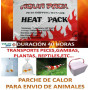 PARCHE DE CALOR HEAT PACK 40 HORAS en envio de peces, gambas y reptiles
