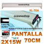 pantalla acuario 2x15w t8 xl-70a xilong