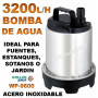 bomba agua sumergible sobo wp 9600 3200 lh 80w