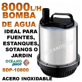 Bomba sumergible 8000l/h sdp 10800 asian star  bomba agua sumergible sdp 10800 8000 lh 250w asian star