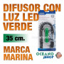 Difusor con Luz Led Air Curtain MARINA - Verde 35cm