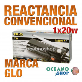 Reactancia Convencional 1 Tubo T8 GLO - 20w