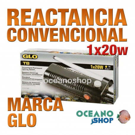 Reactancia Convencional 1 Tubo T8 GLO - 20w