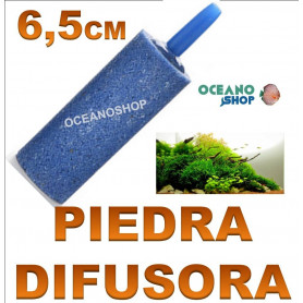 PIEDRA DIFUSOR Cilindrico de 6,5cm piedra difusora difusor acuario co2 o2 oxigeno compresor 6,5cm