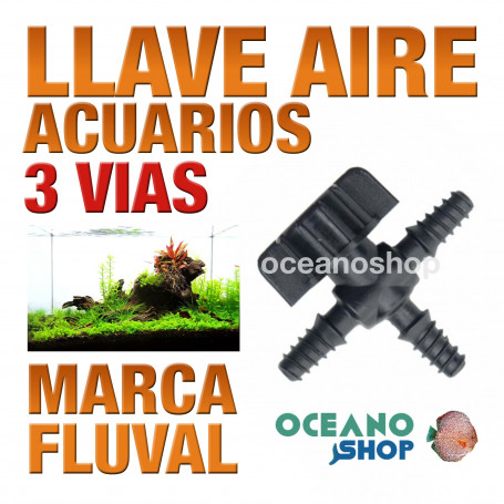 FLUVAL LLAVE CONTROL AIRE 3 VIAS
