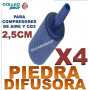 piedra difusora difusor acuario co2 o2 oxigeno compresor 2,5cm X4