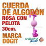 DOGIT CUERDA DE ALGODÓN  ROSA CON PELOTA 30 cm