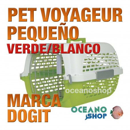 DOGIT PET VOYAGEUR Pequeño VERDE/BLANCO