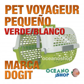 DOGIT PET VOYAGEUR Pequeño  VERDE/BLANCO