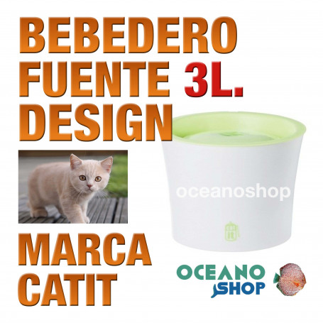 CATIT DESIGN BEBEDERO FUENTE  3 l