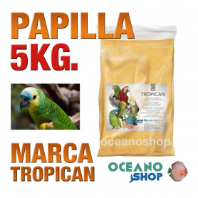 TROPICAN PAPILLA PARA PÁJAROS 5 kg TROPICAN PAPILLA 5 kg