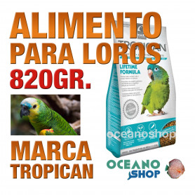 PACK 6 UNIDADES TROPICAN PARA LOROS 820 g TROPICAN PARA LOROS 820 g
