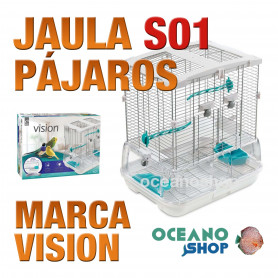 JAULA PAJAROS VISION MODELO S01 45,5X35,5X51 cm VISION MODELO S01 45,5X35,5X51 cm