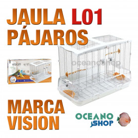 JAULA PAJAROS VISION MODELO L01 75X38X54,5cm VISION MODELO L01 75X38X54,5cm