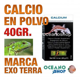 EXO TERRA CALCIO EN POLVO 40g EXO TERRA CALCIO EN POLVO 40g
