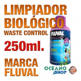 Limpiador Biológico Fluval (Waste Control) - 250ml Limpiador Biológico Fluval (Waste Control) - 250ml