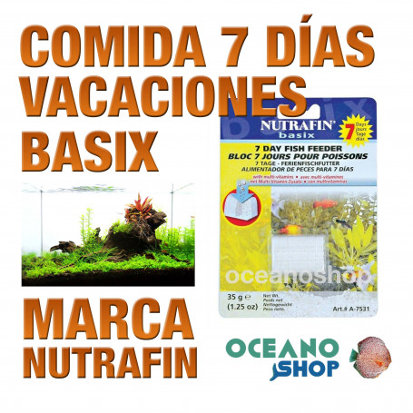 Comida para Vacaciones 7 Días NUTRAFIN Basix