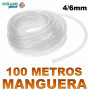 manguera acuario tubo compresor 4mm 6mm 100 metros aireador aire