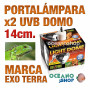portalámparas-domo-x2-uvb-peq-14-cm