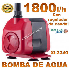 Bomba sumergible 1800l/h xl-3340 45w bomba xilong xl 3340 1800lh agua acuario sumergible regulable